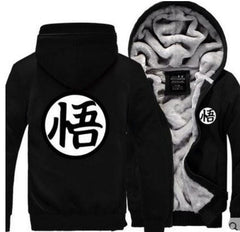 Autumn Winter Jackets Anime Sweatshirt Men Fashion Streetwear Fleece Hoody Men's Sportswear Jacket