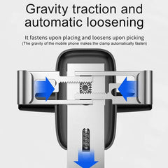 Baseus Gravity Car Phone Holder Support Smartphone Car Bracket CD Slot Mount Mobile Phone Holder for iphone 15 14 Charging Stand