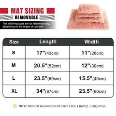 Long Plush Dog Bed Pet Cushion Blanket Soft Fleece Cat Cushion Puppy Chihuahua Sofa Mat Pad For Small Large Dogs - Wowza