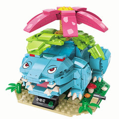 Anime Classic Movie Pokemon Pikachu Charizard Venusaur Gyarados Blastoise DIY Blocks Model Children's toy gifts
