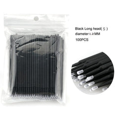 Disposable MicroBrush Eyelashes Extension Individual Lash Removing Swab Micro Brush For Eyelash Extension Tools