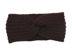 Women Headband Solid Color Elastic Hair Bands Twisted Knitted Turban Headwrap Winter Girls Hairband Fashion Hair Accessories