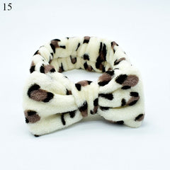 New Letter "OMG" Coral Fleece Soft Bow Headbands for women Girls Cute Hair Holder Hairbands Hair Bands Headwear Hair Accessories