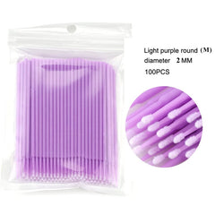 Disposable MicroBrush Eyelashes Extension Individual Lash Removing Swab Micro Brush For Eyelash Extension Tools