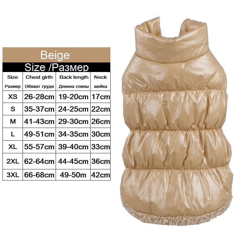 Warm Dog Clothes Winter Fleece Inside Bulldog Pet Vest Puppy Outfit Dog Jackets Windproof 8 Color Clothes for Medium Large Dogs - Wowza