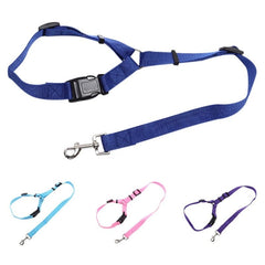 Pet Car Seat Belt Dog Seat Belt Dog Leash Traction Belts Cushioning Elastic Safety Rope Outdoor Traction Rope Dog Products - Wowza