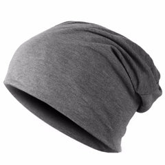 Mens Slouchy Beanies Hat For Man Male Autumn Spring Hip Hop Soft Cotton Skullcaps Outdoor Windproof Bonnet
