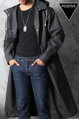 Waterproof Long Raincoat Women Men Rain Coat Hooded For Outdoor Hiking Travel Fishing Climbing Thickened