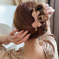 Korean Acrylic Hair Claws Pearl Claw Clips For Woman Large Size Barrette Crab For Girl Shark Clip Fashion Hair Accessories