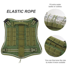 Military Tactical Dog Harness No Pull Working Pet Dog Durable Vest Reflective For Small Medium Large Dogs German Shepherd