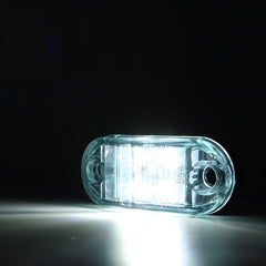 Clearance Lights 20/10PCS 4 LED 12V-24V Side Marker Lights Oval Front Rear Indicator Lamp Truck for Trailer BUS Van Caravan