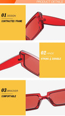 2023 Retro Square Sun Glasses Luxury Brand Travel Small Rectangle Sunglasses Women Men Vintage Oculos Lunette De Soleil Femme