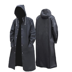 Waterproof Long Raincoat Women Men Rain Coat Hooded For Outdoor Hiking Travel Fishing Climbing Thickened