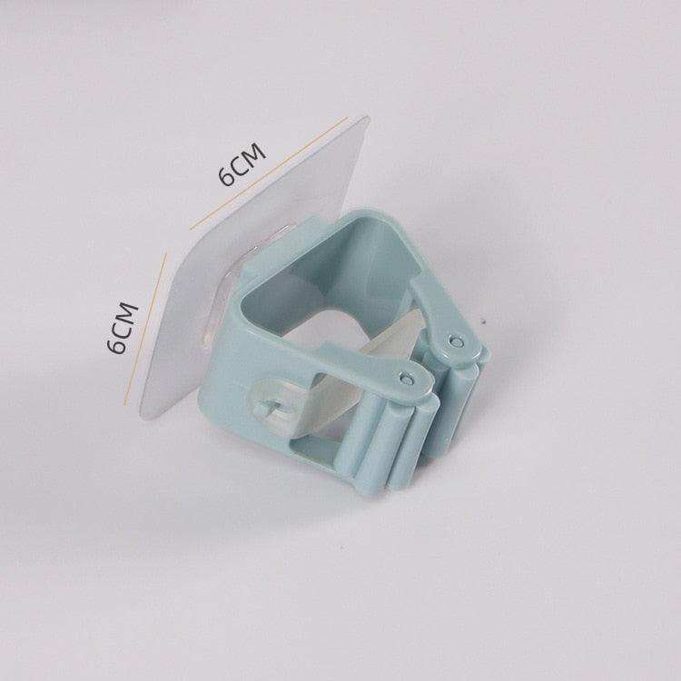 Adhesive Multi-Purpose Hooks Wall Mounted Mop Organizer Holder RackBrush Broom Hanger Hook Kitchen Bathroom Strong Hooks - Wowza