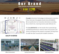 Mirror Camera for Car Touch Screen Video Recorder Rearview mirror Dash Cam Front and Rear Camera Mirror DVR Black Box