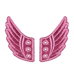 Personality PU Shoe DIY Accessories Bats Glitter Black Shoe Wings Ornament Show Halloween Party Fun Skate Shoes DIY Decorations