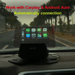 EANOP M60 HUD 7'' Digital OBD2 Head Up Display Universal Car Media Projector Support Carplay Andorid Auto FM Free Car Charger