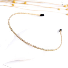 Girls Shiny Luxury Rhinestone Hair Band High Quality Diamond Pearls Hair Hoop Accessories for Women Crystal Headbands Ornaments