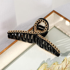 Korean Acrylic Hair Claws Pearl Claw Clips For Woman Large Size Barrette Crab For Girl Shark Clip Fashion Hair Accessories