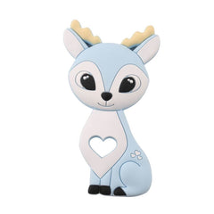 Tiny Rod BPA Free Food Grade Silicone Teethers Cartoon Animals Shape Pacifier Clips DIY Accessories Baby Teething 1pc Let's Make