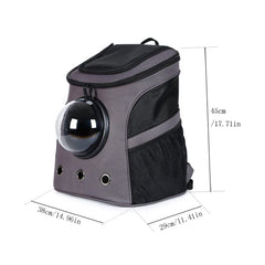 Large Pet Backpack Portable Space Capsule Breathable Window Cat Carrier Dog Bag Pets Products Accessories Portable Travel Bags - Wowza