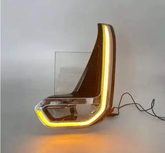 Toyota Hilux 2020-2023 Fog Lamp Daytime Running Light Day Bumper Driving for Led DRL Waterproof Turn Signal