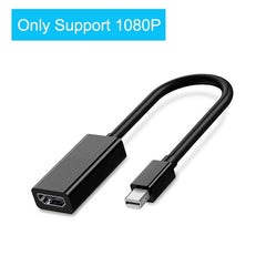 Mini Displayport To HDMI-compatible Cable 4k 1080P TV Projector Projetor DP 1.4 Display Port Converter For Apple Macbook Air Pro