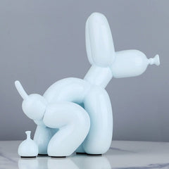 Creative Poop Balloon Dog Statue Home Decoration Modern nordic Cute Animal Resin Art Sculpture Crafts Desktop Decors Ornaments