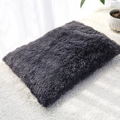 Long Plush Dog Bed Pet Cushion Blanket Soft Fleece Cat Cushion Puppy Chihuahua Sofa Mat Pad For Small Large Dogs - Wowza