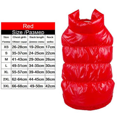 Warm Dog Clothes Winter Fleece Inside Bulldog Pet Vest Puppy Outfit Dog Jackets Windproof 8 Color Clothes for Medium Large Dogs - Wowza