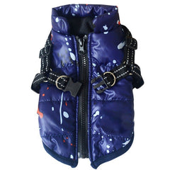 Winter Dog Clothes Waterproof Pet Warm Padded Vest Zipper Jacket Coat For Small Medium Large Dogs Chihuahua Pug Ropa Para Perros