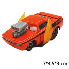 Disney Pixar Cars 2 3 Lightning McQueen Jackson Storm Doc Hudson Mater 1:55 Diecast Metal Alloy Model Car Birthday Gift Boy Toys