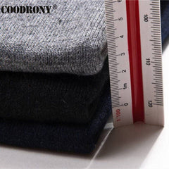 COODRONY 2020 New Arrival Solid Color Sweater Vest Men Cashmere Sweaters Wool Pullover Men Brand V-Neck Sleeveless Jersey Hombre