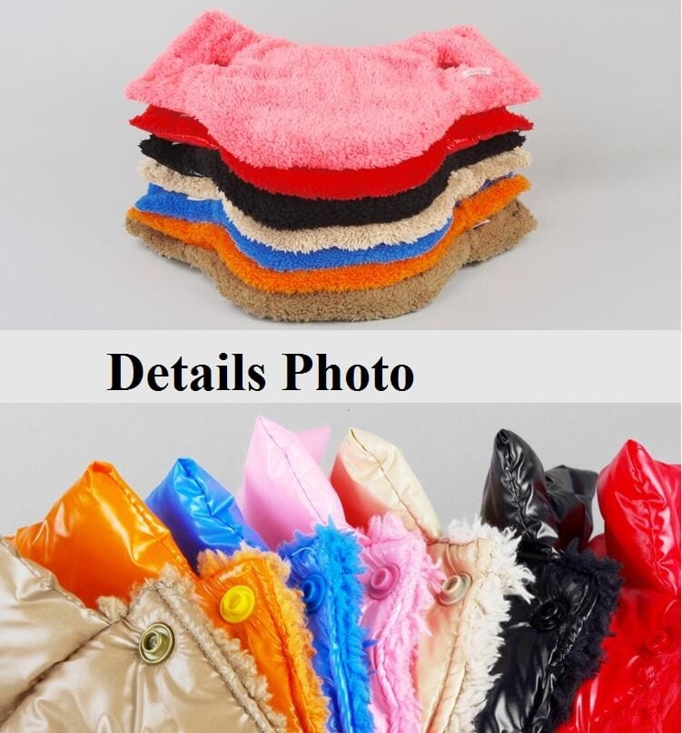 Warm Dog Clothes Winter Fleece Inside Bulldog Pet Vest Puppy Outfit Dog Jackets Windproof 8 Color Clothes for Medium Large Dogs - Wowza