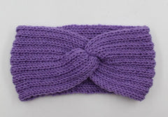 Women Headband Solid Color Elastic Hair Bands Twisted Knitted Turban Headwrap Winter Girls Hairband Fashion Hair Accessories