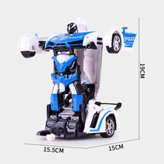 RC Car Transformation Robots Sports Vehicle Model Drift Car Toys Cool Deformation Car Kids Toys Gifts For Boys