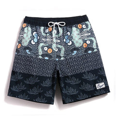 GAILANG Brand Men Beach Shorts Boxer Trunks Boardshorts Men's Swimwear Swimsuits Bermuda Short Bottoms Quick Drying Casual Boxer