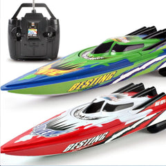4 channels RC Boats Plastic Electric Remote Control Speed Boat Twin Motor Kid Chirdren Toy