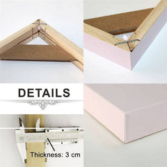 DIY Frame for Canvas Paintings Stretched Wooden Frame for Posters and Prints Pictures Inner Frame Home Wall Decor Ready To Hang