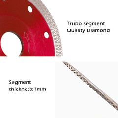 Diamond Dry Cutting Blade 115/125 Mm Disc Porcelain Ceramic Tile Turbo Thin stoneware discs for Marble Machine,angle Grinder