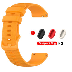 Watch Strap For Garmin Venu Vivoactive 3 Silicone Wristband Strap For Garmin Vivoactive 4S 4 Forerunner 245 With Dustproof Plug