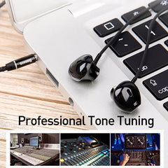 Baseus 6D Stereo In-ear Earphone Headphones Wired Control Bass Sound Earbuds for 3.5mm Earphones