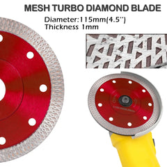 Diamond Dry Cutting Blade 115/125 Mm Disc Porcelain Ceramic Tile Turbo Thin stoneware discs for Marble Machine,angle Grinder
