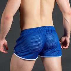 GITF New Gym Mens Sport Running Shorts Quick Dry grid Workout Short Pants GYM Wear Men Soccer Tennis Training Beach Swim Shorts