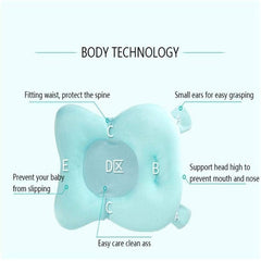 Portable Baby Bathtub Pad Adjustable Bath Tub Shower Cushion Newborn Support Seat Mat Foldable Baby Bath Seat Floating Water Pad