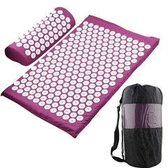 Acupressure Mat Massage Relieve Stress Back Body Pain Spike Cushion Yoga Acupuncture Mat