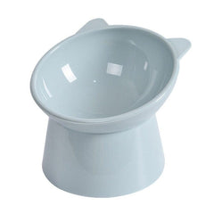 45°Neck Protector Cat Bowl High Foot Dog Bowl Cat Food Water Bowl PP Material Anti-overturning Binaural Pet Feeding Feeder Bowl