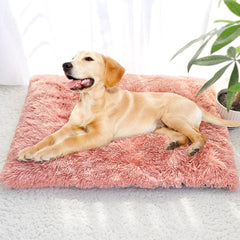 Long Plush Dog Bed Pet Cushion Blanket Soft Fleece Cat Cushion Puppy Chihuahua Sofa Mat Pad For Small Large Dogs - Wowza