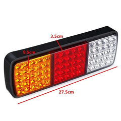 ADR APPROVED Car Auto Stop Rear Tail Light 12V 24V 75 LED Brake Reverse Light Turn Indicator Boat ATV Truck Trailer Lamp