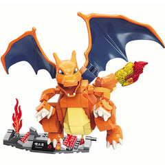 Anime Classic Movie Pokemon Pikachu Charizard Venusaur Gyarados Blastoise DIY Blocks Model Children's toy gifts